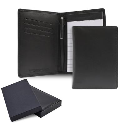 Image of Sandringham Nappa Leather Notepad Jotter with Pen