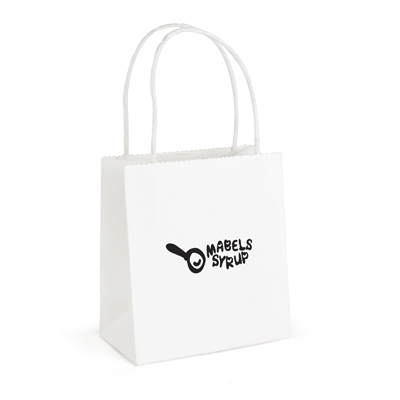 Image of Brunswick White Small Paper Bag